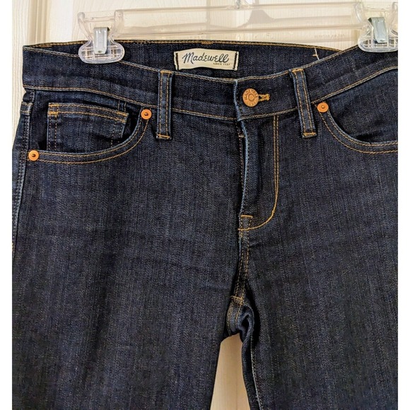 Madewell High Rise Skinny Jeans Dark Wash Denim Classic Style Size 26 - Picture 3 of 10